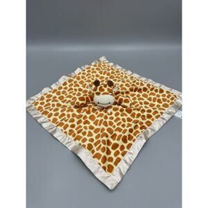 Pro Goleem Giraffe Lovey Plush Baby Security Blanket Toy Satin Trim Bottom